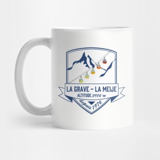 La Grave La Meije white Mug